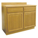 55-1006: Country Oak Raised Panel Base Cabinet