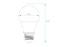 PS21483 :  LAMP – A SHAPE: A SERIES – A19 DUSK TO DAWN 5000K – BRIGHT WHITE DUSK TO DAWN + PIR SENSOR