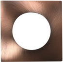 PS23451 :  SPOTLIGHT – CANLESS: INTERCHANGEABLE TRIMS SQUARE COPPER