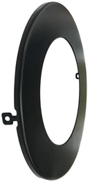 PS23770 :  RECESSED MINI FLAT PANEL – ACCESSORIES: TRIM REPLCEMENT 4" ROUND BLACK