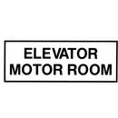 Elevator Motor Room 4” x 10”