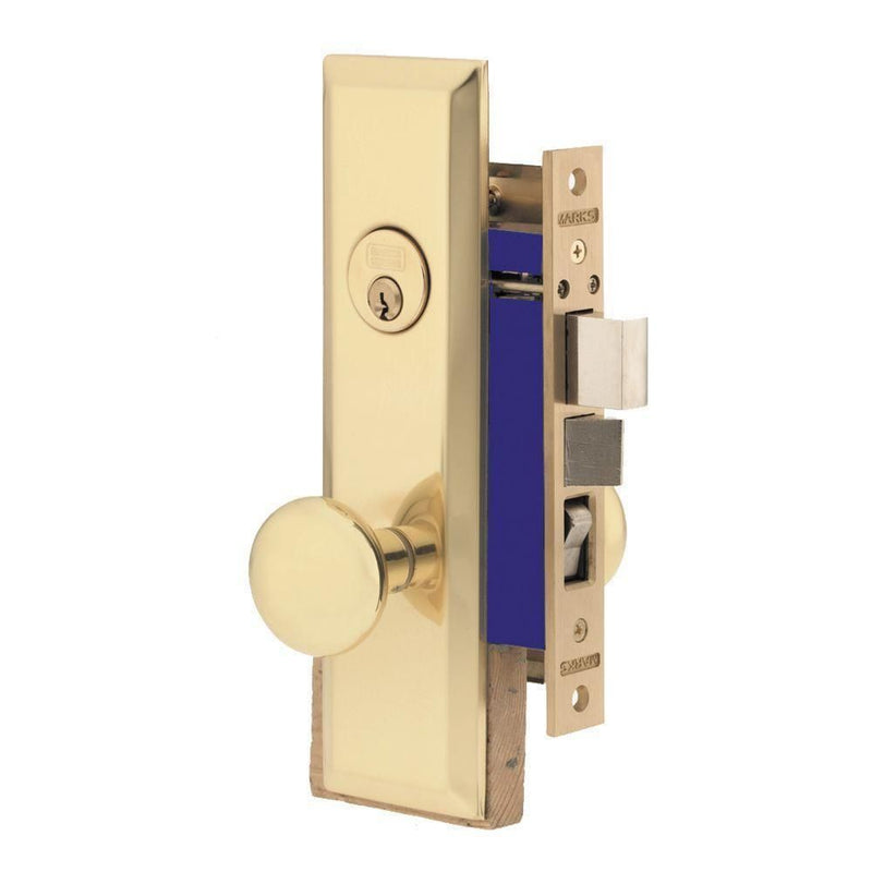 Mortise Apartment Lockset Regular – 2 1/2” Backset 1 1/6” x 7 5/8” Face Plate Standard