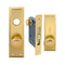 Mortise Apartment Lockset Wide Plate – 2 1/2” Backset 1 1/4” x 8” Face Plate Standard