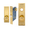 Mortise Apartment Lockset Wide Plate Fixed Spindle – 2 3/4” Backset 1 1/4” x 8” Face Plate Marks 7200A/3