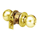 Arrow Entry Lockset W/ Button Brass Plated