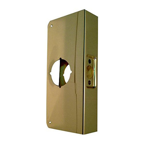 Door Lock Wrap-Around 4" x 9", 1 3/8" Door, 2 3/8" Backset