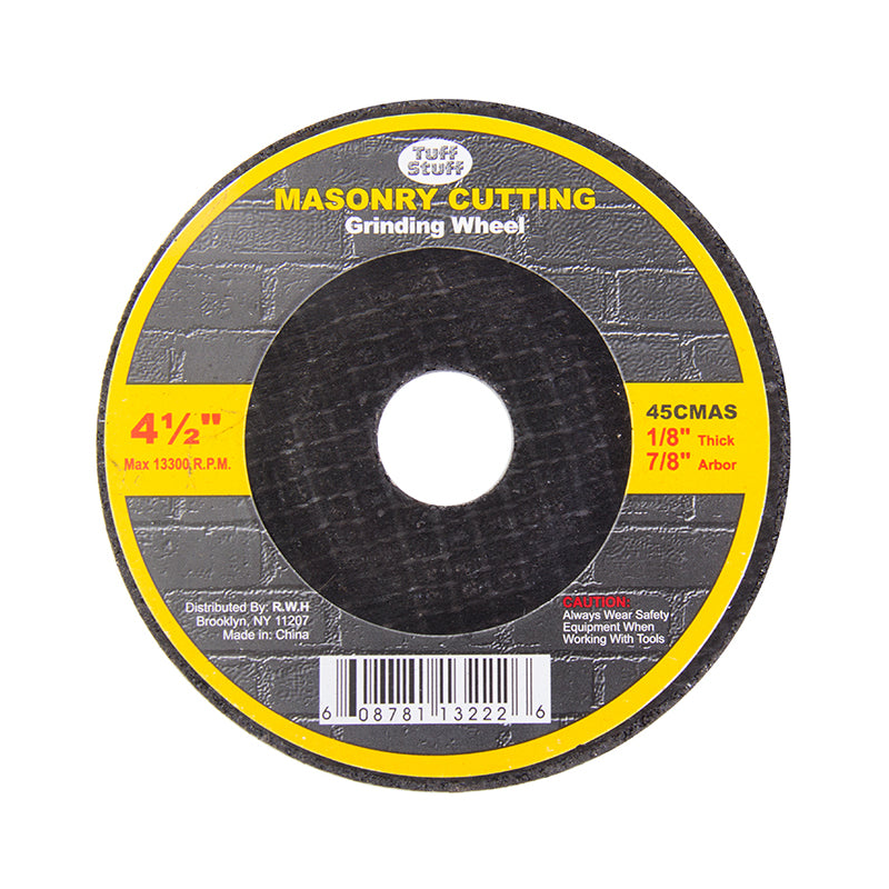 Cutting Grinding Wheel 4 1/2” x 1/8”