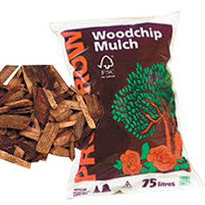 Wood Chip Mulch 3 Cu. Pine Bark Nuggets