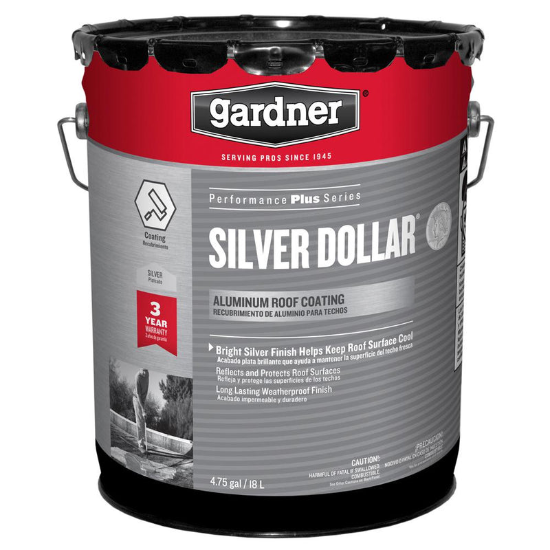 Aluminum Roof Paint W/ Fiber 5 Gal.