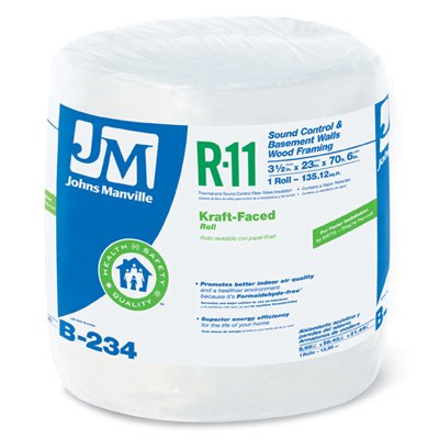 Insulation R11 50 S.F. Kraft 15" x 40' Roll