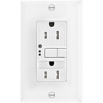 Decora GFCI Duplex Receptacle w/ Cover 15A