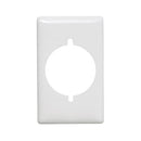 Single Receptacle Cover Large Chrome