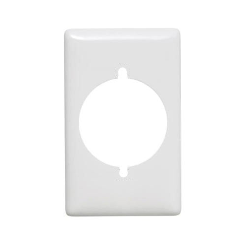 Single Receptacle Cover Large Chrome