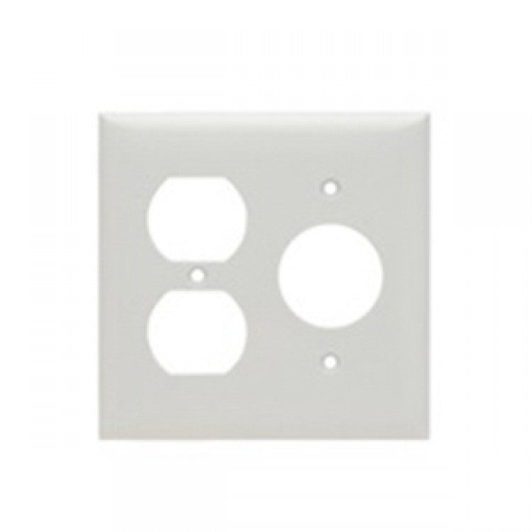 Combo Wall Plate Duplex/ Receptacle Plastic