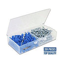 Plastic Anchor Kit 1/4” w/Screws & Bit 100/Pk.