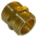 Brass Hose Coupling 3/4” Male x Male