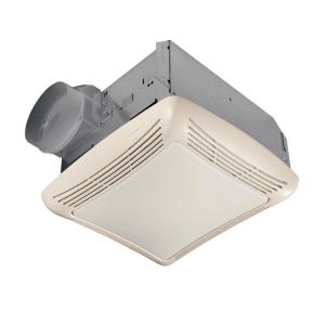 Bathroom Exhaust Fan w/Light 50 CFM To 45 S.F.