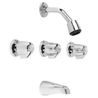 Gerber Style 3 Valve Shower Body 8” Centers IPS