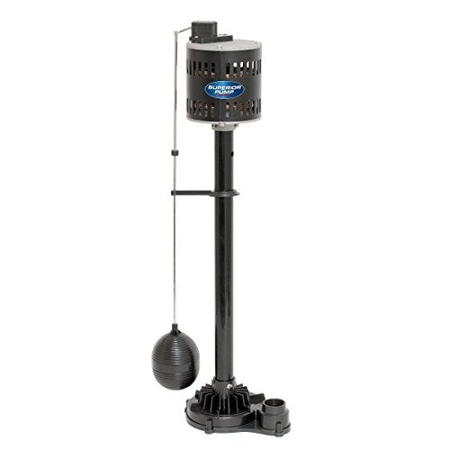 Pedestal Sump Pump 1/3 H.P. Cast Iron/ Stainless Steel