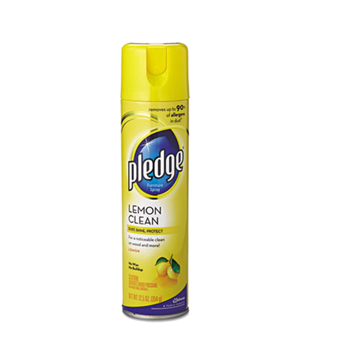 Pledge Lemon Scented Furniture Polish 9.7OZ. 12/CS