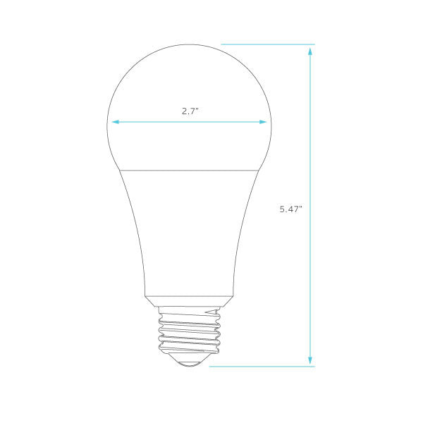 PS21451 :  LAMP – A SHAPE: A SERIES – A21 150W 3000K – SOFT WHITE