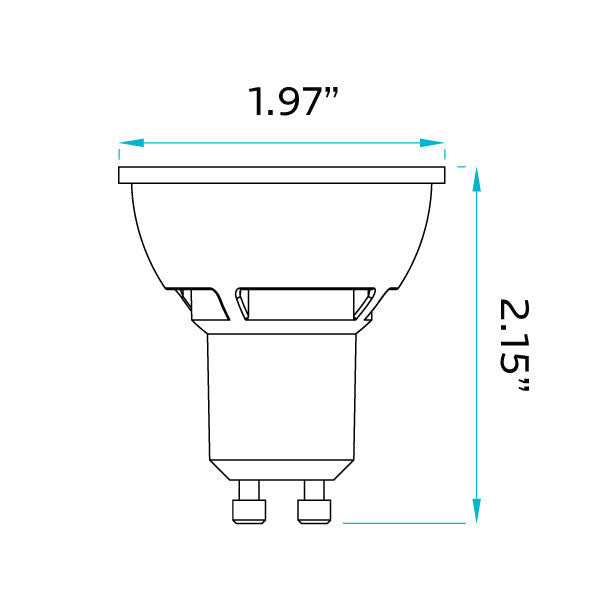 PS21501 :  FLOOD LAMP: MR SERIES – MR16 GU10 3000K – SOFT WHITE