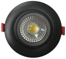 PS23257 :  SPOTLIGHT – CANLESS: GIMBAL SERIES - CCT SELECTABLE 4" ROUND BLACK