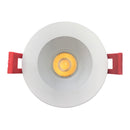 PS23271 :  SPOTLIGHT – CANLESS: 2" REGRESSED STEP BAFFLED TRIM ROUND 3000K – SOFT WHITE