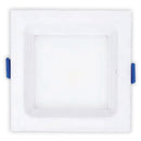 PS23738 :  SPOTLIGHT -CANLESS: RECESSED MINI FLAT PANEL – STEP BAFFLED TRIM SQUARE HIGH OUTPUT 3"