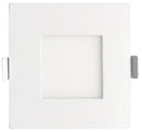 PS23756 :  SPOTLIGHT – CANLESS: RECESSED MINI FLAT PANEL – SMOOTH TRIM 4" ROUND