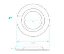 PS23797 :  DOWNLIGHT RETROFIT: DOWNLIGHT RETROFIT TRIM REPLACEMENT 5-6"