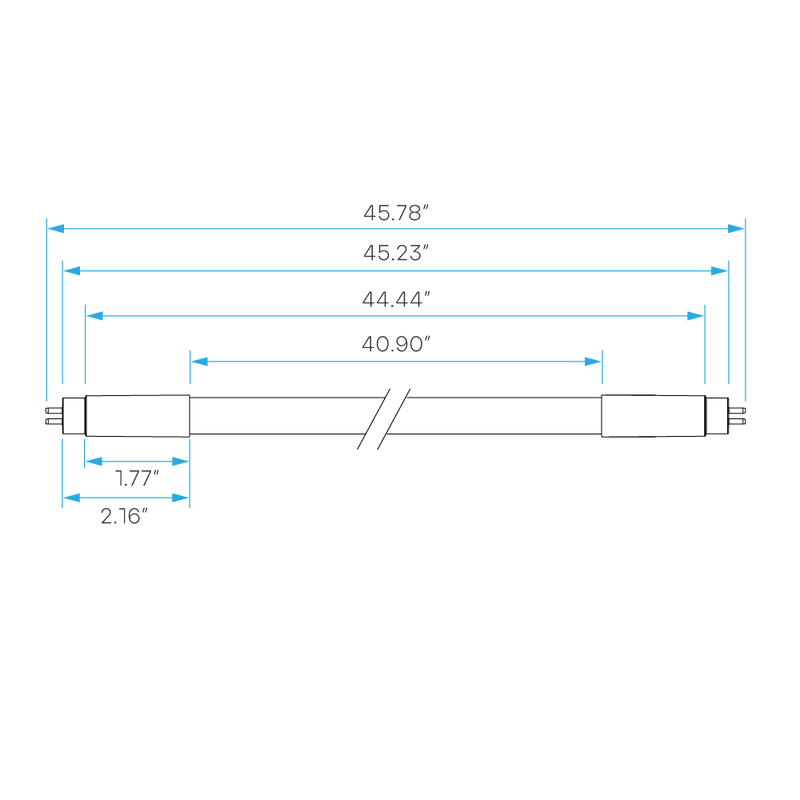 PS34158 :  RETROFIT TUBE: T5 4 FT – 3 WAY UNIVERSAL 4000K – COOL WHITE