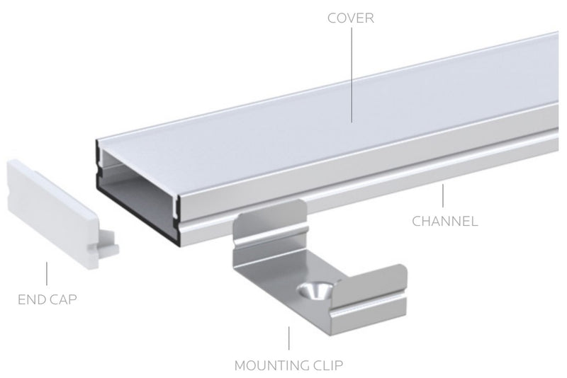 PS43210 :  TAPERITE™ CHANNEL SURFACE MOUNT ≤27MM