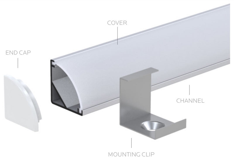 PS43290 :  TAPERITE™ CHANNEL CORNER MOUNT ≤10MM V1